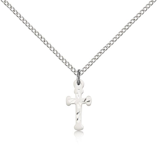 Petite Cross Pendant - Sterling Silver