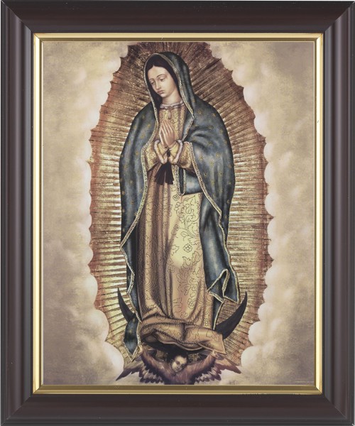 Our Lady of Guadalupe 8x10 Framed Print Under Glass - #133 Frame