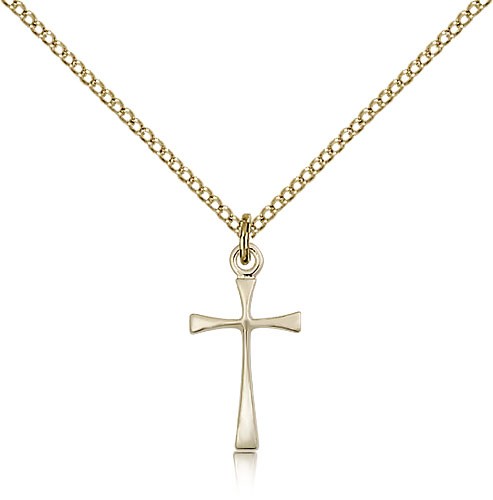 Maltese Cross Medal - 14KT Gold Filled