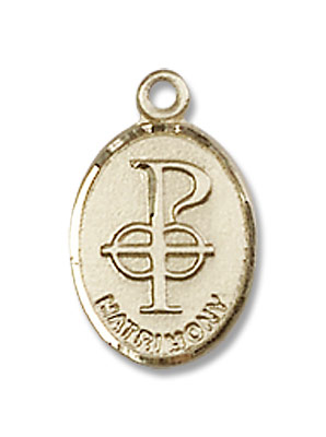 Petite Matrimony Pendant - 14K Solid Gold