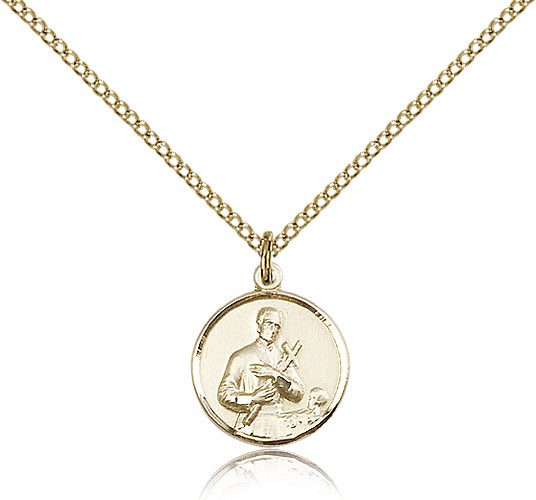 Petite St. Gerard Medal - 14KT Gold Filled