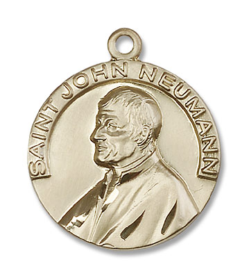 St. John Neumann Medal - 14K Solid Gold