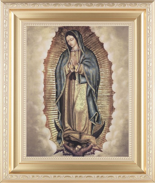 Our Lady of Guadalupe 8x10 Framed Print Under Glass - #138 Frame