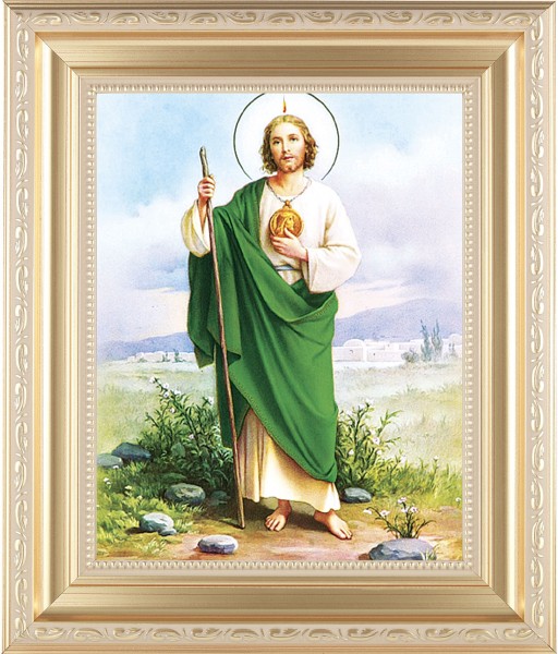 St. Jude 8x10 Framed Print Under Glass - #138 Frame