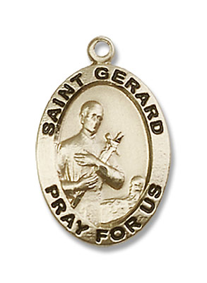 St. Gerard Majella Medal - 14K Solid Gold