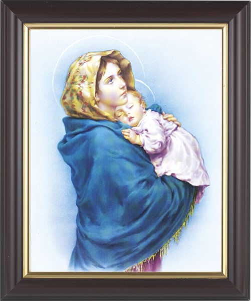 Madonna and Child 8x10 Framed Print Under Glass - #133 Frame