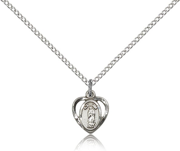 Our Lady of Guadalupe Medal - Sterling Silver