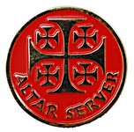 Altar Server Lapel Pin - Red