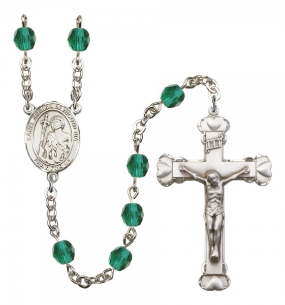 Women's St. Adrian of Nicomedia Birthstone Rosary - Zircon
