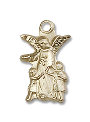 Littlest Angel Pendant - 14K Solid Gold