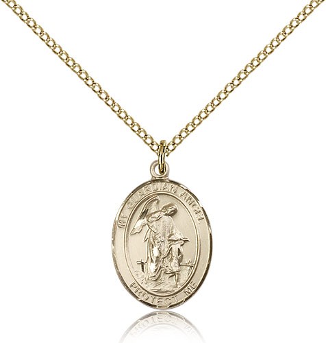 Guardian Angel Pendant - 14KT Gold Filled