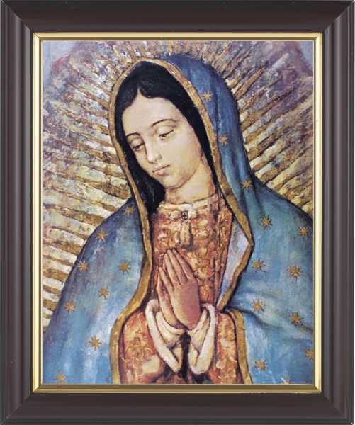 Our Lady of Guadalupe 8x10 Framed Print Under Glass - #133 Frame