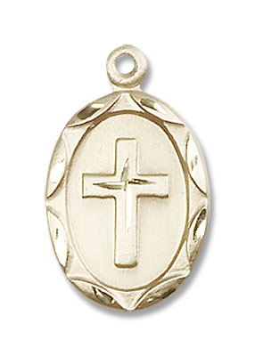 Women's Cross Pendant - 14K Solid Gold