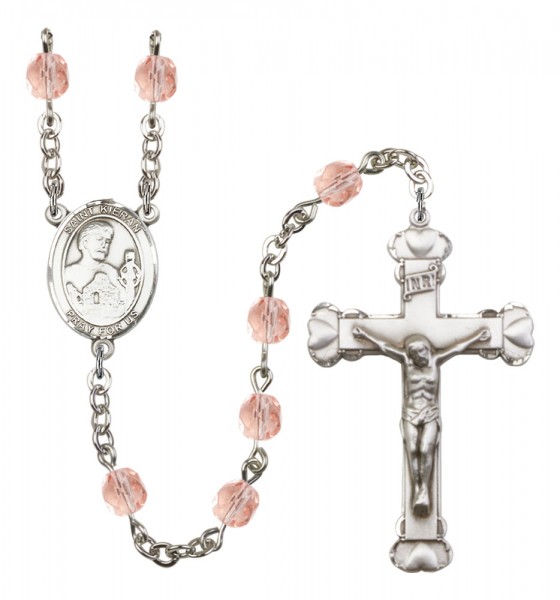 Women's St. Kieran Birthstone Rosary - Pink
