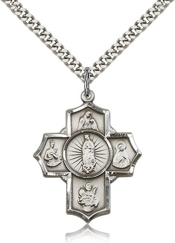 Large Motherhood Pendant 5-Way - Sterling Silver