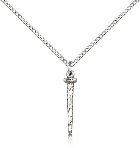 Nail Pendant - Sterling Silver