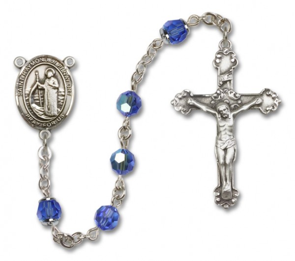 Raymond of Penafort RosaryHeirloom Fancy Crucifix - Sapphire