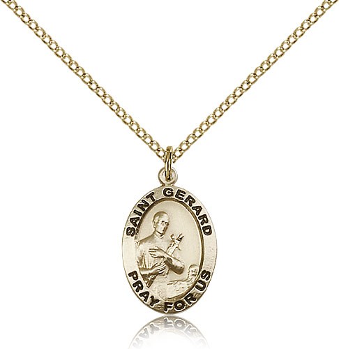 St. Gerard Majella Medal - 14KT Gold Filled