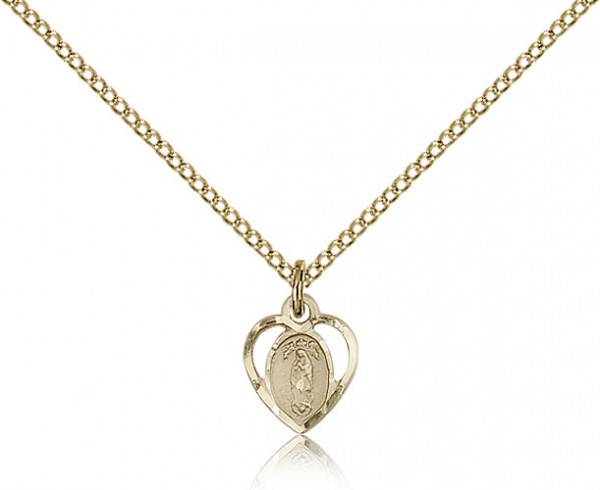 Our Lady of Guadalupe Medal - 14KT Gold Filled