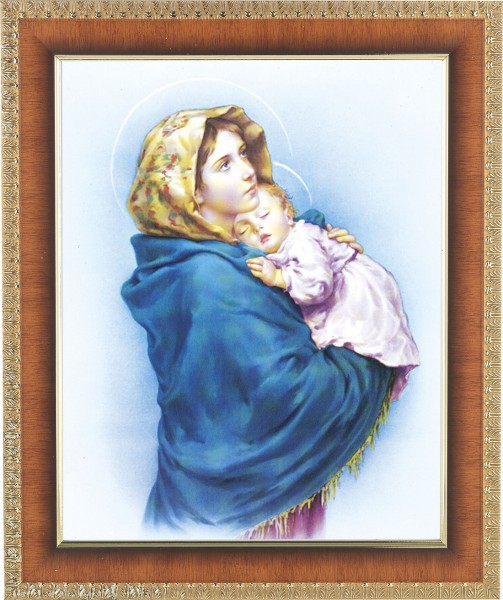 Madonna and Child 8x10 Framed Print Under Glass - #122 Frame
