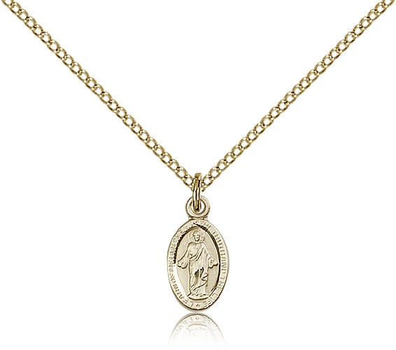 Petite Learn of Me Scapular Charm - 14KT Gold Filled