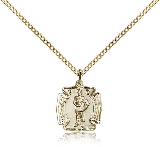 Women's St. Florian Medal - 14KT Gold Filled