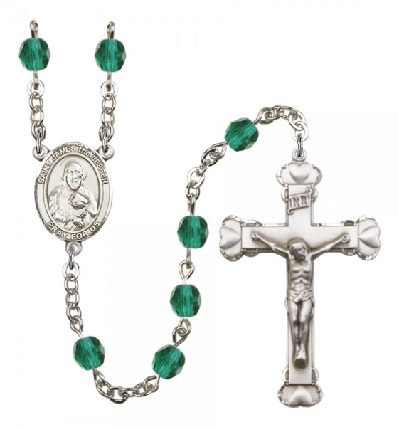 Women's St. James the Lesser Birthstone Rosary - Zircon