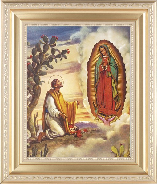 Our Lady of Guadalupe 8x10 Framed Print Under Glass - #138 Frame