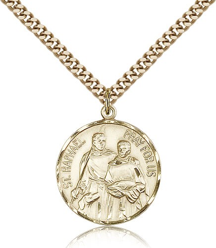 St. Raphael Medal - 14KT Gold Filled