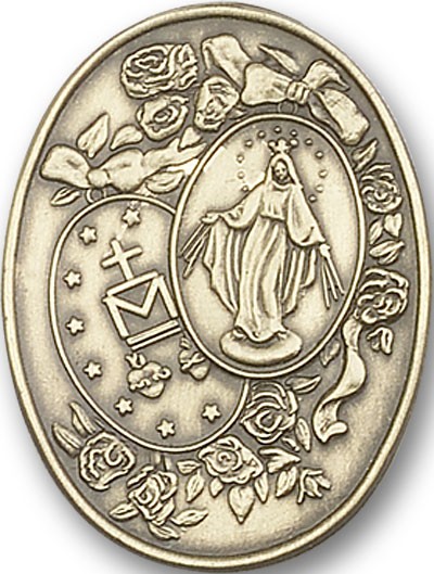 Miraculous Visor Clip - Antique Gold