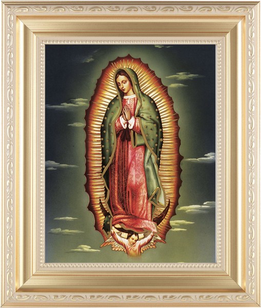 Our Lady of Guadalupe 8x10 Framed Print Under Glass - #138 Frame