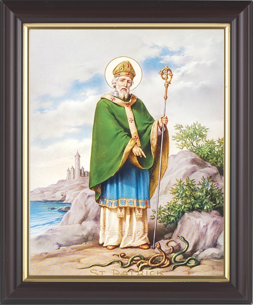 St. Patrick 8x10 Framed Print Under Glass - #133 Frame