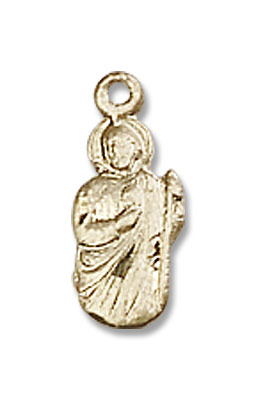 Petite St. Jude Medal - 14K Solid Gold