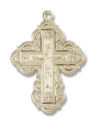Irene Cross Medal - 14K Solid Gold