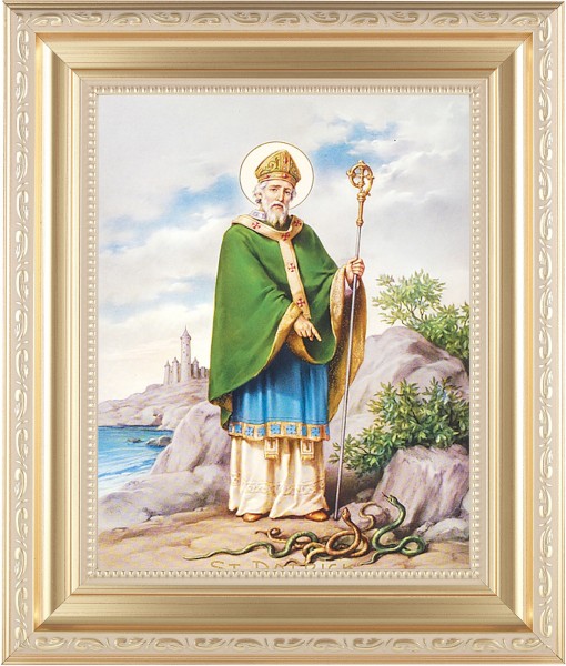 St. Patrick 8x10 Framed Print Under Glass - #138 Frame