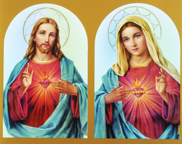 The Sacred Hearts Large Poster - Multi-Color