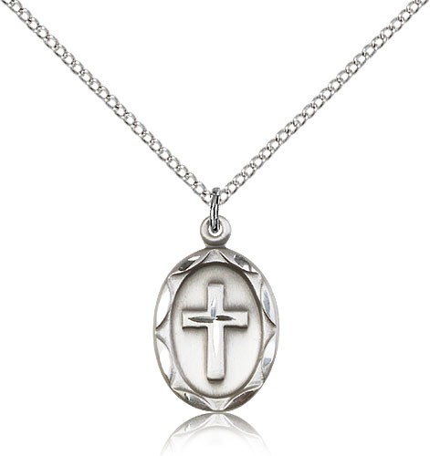Women's Cross Pendant - Sterling Silver