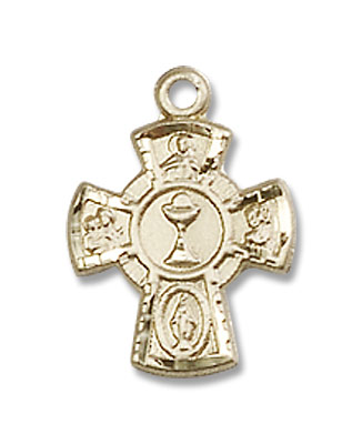 5-Way Chalice Pendant - 14K Solid Gold