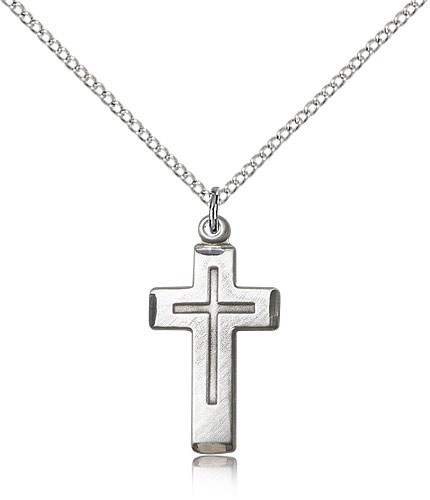 Women's Cross Pendant - Sterling Silver