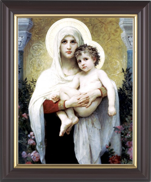 Madonna and Child with Halos 8x10 Framed Print Under Glass - #133 Frame
