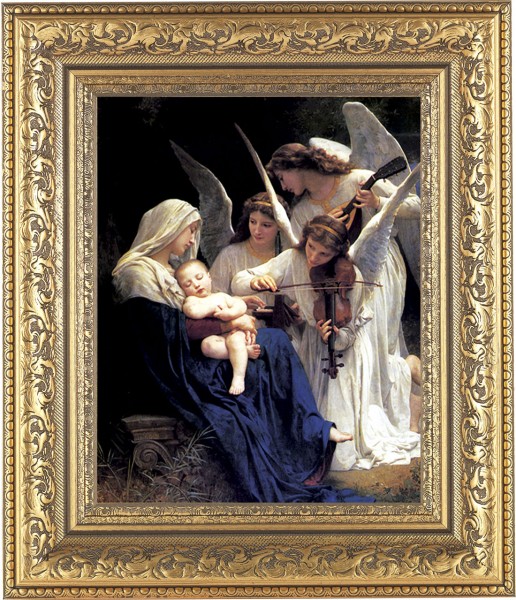Heavenly Melody Madonna 8x10 Framed Print Under Glass - #115 Frame