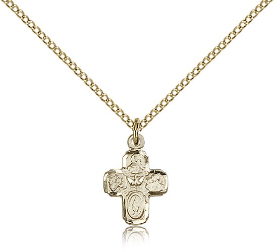 Women's 4-Way Pendant - 14KT Gold Filled
