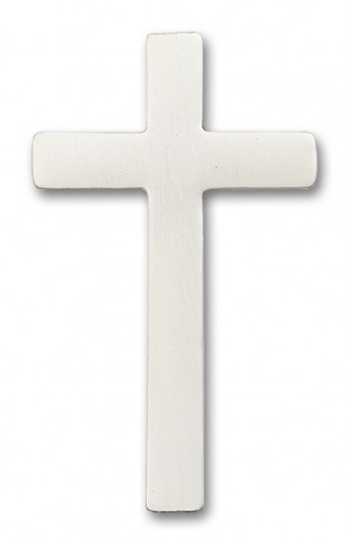 Cross Visor Clip - Antique Silver