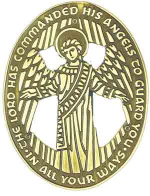 Guardian Angel Visor Clip - Bronze