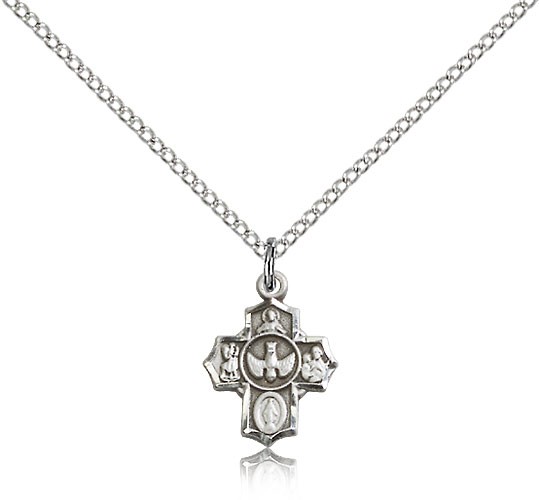 Child's Petite 5-Way Pendant - Sterling Silver