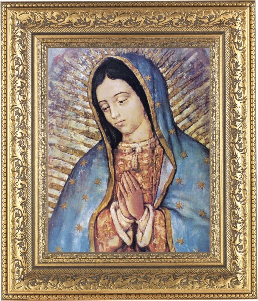 Our Lady of Guadalupe 8x10 Framed Print Under Glass - #115 Frame