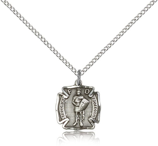 Women's St. Florian Medal - Sterling Silver