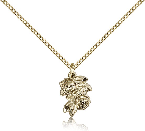 Petite Rose Pendant - Sterling Silver
