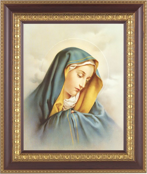 Sorrowful Mary 8x10 Framed Print Under Glass - #126 Frame