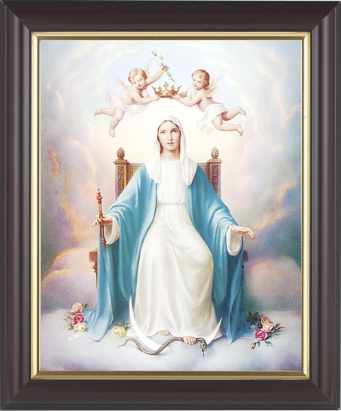 Queen of Heaven 8x10 Framed Print Under Glass - #133 Frame
